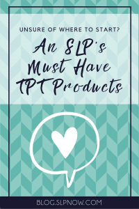 Looking for some great TPT products? Check out this blog post for a list of a school SLP's favorite products for speech therapy.