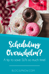 Scheduling overwhelm? Now you can have FUN while scheduling your speech therapy caseload! Teachers love it too! Includes a FREE kit to help you set up your own party.