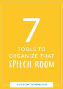Every SLP has a ton of resources - especially resources from TPT! Therefore, we all need great ways to organize our speech room. I've shared seven of my favorite tools that help me organize all of my TPT resources that I use in my speech instruction! Check them out inside this post.