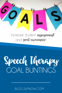 Looking for a way to increase student engagement and awareness of goals in speech therapy? Read this blog post for some ideas, as well as a FREEBIE!