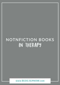 How often are you using nonfiction books in your speech therapy lessons? Probably not often enough, if I were to wager a guess! Click through to read about a nonfiction collection that I've recently discovered and LOVE! You'll be excited to incorporate them into your therapy, too!
