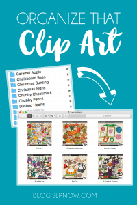 Are you a clip art addict? Have a hard time keeping track of it all? Click to read about a quick and easy way to organize your clip art!