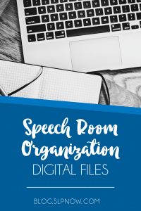 Five quick tips for SLPs to organize their digital TPT files! Makes speech therapy lesson planning a breeze!