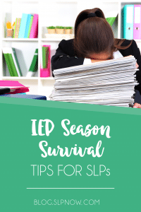 Feeling overwhelmed? Click here to read 5 quick tips to survive IEP season and banish paperwork overload!