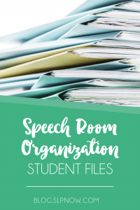 Speech therapist paperwork overload? Click to read three quick tips on how to organize your student's files.