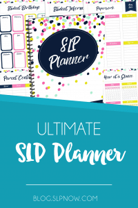 Struggling to stay organized and manage your busy SLP life? Take a peek at this beautiful and customizable planner (made just for SLPs)!