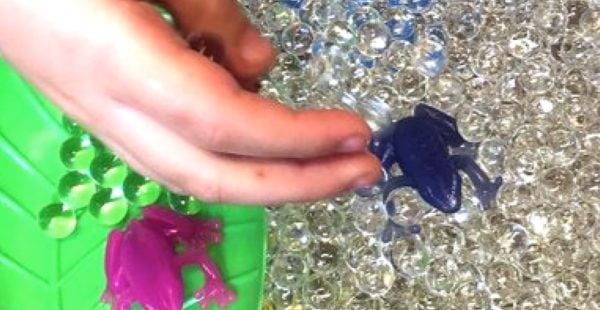 Have you used water beads in your speech therapy room? They are a fun tool that you can integrate with a variety of speech and language skills, including following directions, articulation, turn-taking, and more! Plus, kids loving working with them, and it makes speech more relaxing for them! Learn more about them in this post.