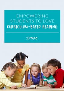 Curriculum-based reading passages aren't the most fun; we all know that. However, SLPs have a great opportunity to use these in our therapy sessions so that we're supporting our students' classroom teachers and the strategies they're learning in their regular education. I share how I set up the process of using curriculum-based reading passages in this blog post, so click through to read more!