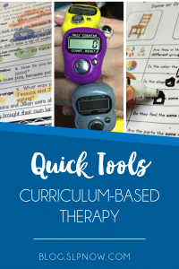 Looking for fun ideas to use curriculum-based materials in your therapy? Check out this roundup of materials!