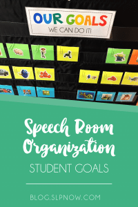 Student goals are just as important in the speech room as they are in the regular classroom. They can feel overwhelming and hard to manage, but I've found an easy system that I'm sharing in this post. Click through to read about it and to download a freebie!