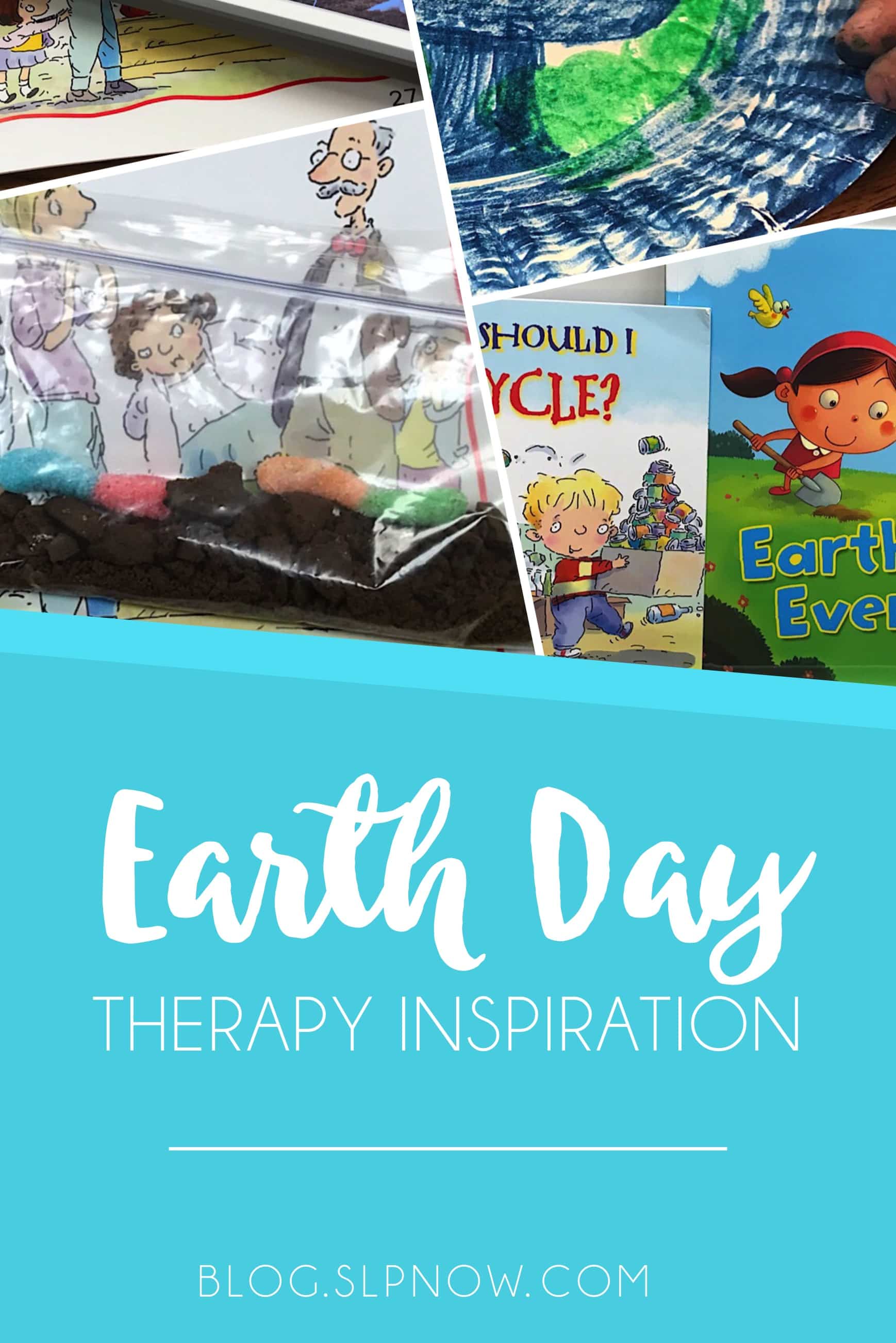 Feeling bored in therapy? Check out this post for a round-up on therapy ideas around a EARTH DAY theme!