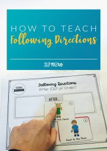 Struggling with those following directions goals? Of course, Johnny can follow 2-step directions in the therapy room with 80% accuracy, but why does his teacher say he can't follow ANY directions?! Let's talk about some strategies to facilitate generalization and promote student success with this skill in speech therapy!