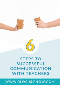 Working as an SLP is a rewarding career, but sometimes it feels isolating when we feel that our role is misunderstood or when there’s a disconnect with other school staff. This blog post shares six steps to successful communication with teachers to help you work hand-in-hand with the teachers of your speech students!
