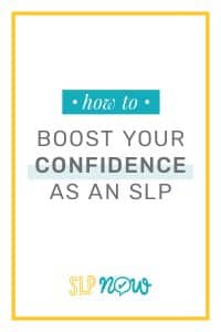 There is such a thing as Imposter Syndrome, and SLPs can feel it just as much as anyone else. When you're feeling a lack of confidence in your speech therapy abilities, take a moment to remind yourself how far you've come. This blog post gently reminds speech-language pathologists how to boost your confidence, so click through to read it!