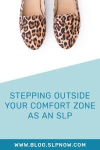 We've been working on a series about confidence for SLPs and about stepping outside your comfort zone as an SLP. We're ready to wrap that up and are excited to announce the succeeding series of blog posts for speech therapists. Click through to get more details!