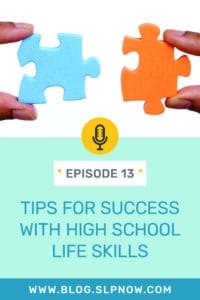 In this week's podcast, we're sharing practical strategies to provide support to high school life skills students. Our guest expert, Rosemarie Griffin, has a unique skillset because she's an ASHA-Certified Speech-Language Pathologist and a Board Certified Behavior Analyst. She brings her treasure chest of tips for working with high school students and targeting goals related to social, leisure, vocational, and communication skills. It's not an episode to be missed!! →