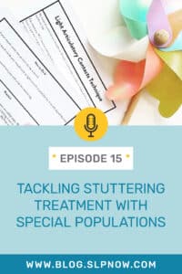 This week on the SLP Now podcast, we're going to dive into fluency therapy with Stephen Groner, and talk about strategies for working with some special populations who stutter. Stephen is on a mission to make stuttering therapy easy for everyone by sharing practical strategies and breaking down stuttering + fluency therapy in a way that actually makes sense. He is a practicing speech language pathologist who has struggled with stuttering in the past, but now speaks very fluently.