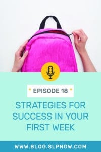 In this week's episode of the SLP Now podcast, Marisha shares practical strategies to help speech-language pathologists navigate the first few weeks of the school year and set themselves up for success. From building relationships with school staff + teachers to organizing your data collection systems, SLPs will walk away with practical tips and strategies to "work smarter" in their speech therapy sessions.