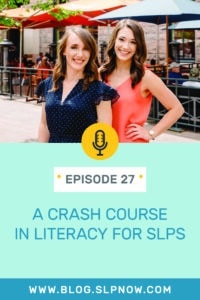In this episode of the SLP Now podcast, Corey and Mikayla from Ascend SMARTER Intervention break down the literacy processing triangle for SLPs. They discuss the SLP’s role in literacy and provide practical strategies that SLPs can use to support a student’s oral language, comprehension, and literacy development.