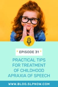 In this episode of the SLP Now podcast, Amy Graham shares tips and strategies that speech-language pathologists can use when treating students with childhood apraxia of speech. Amy discusses the importance of incorporating the principles of motor learning and shares practical tips for implementation. Listeners will learn how to describe the principles of motor learning, and identify three strategies to implement the principles of motor learning in therapy.