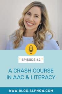 In this episode of the SLP Now podcast, Marisha interviews Venita Litvack, an SLP and an expert in the realm of Augmentative and Alternative Communication (AAC). Listeners will walk away with tons of great resources, and perhaps a new appreciation for literacy as a right for all learners, including those with disabilities.