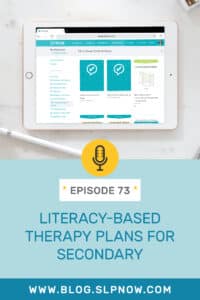 In this episode of the SLP Now podcast, Marisha shares therapy plans for a group of three secondary students. After introducing the group, Marisha breaks down her planning process and shares practical and engaging therapy activities to target a variety of speech and language goals.