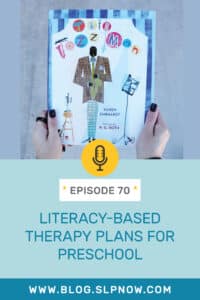 In this episode of the SLP Now podcast, Marisha shares therapy plans for a group of three preschoolers. After introducing the group, Marisha breaks down her planning process and shares practical and engaging therapy activities to target a variety of speech and language goals.