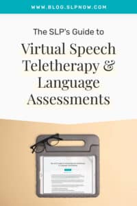 This is the definitive guide for SLPs offering teletherapy. We'll review technology, environmental supports, and virtual assessment/intervention considerations.