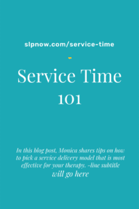 In this blog post, Monica shares tips on how to pick a service delivery model that is most effective for your therapy.