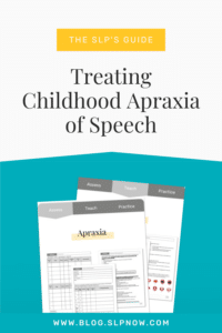 This is a guest blog post by Monica, a school-based SLP, all about treating childhood Apraxia of Speech also known as CAS. 