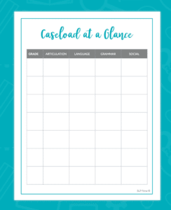 Caseload At A Glance