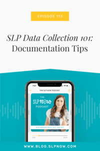 In this episode of the SLP Now Podcast, Marisha shares tips on how to keep thorough documentation.
