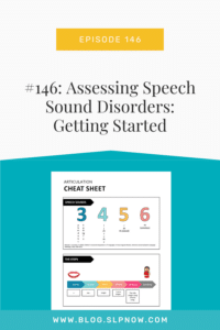 In this episode on the SLP Now podcast, Marisha sits down with Lindsey Hockel, owner of Speechy Things, LLC, and they discuss things to consider when assessing speech sound disorders.