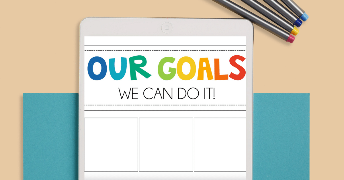 Goal Bulletin Board-Making Goals Visual and Accessible - Speech Peeps